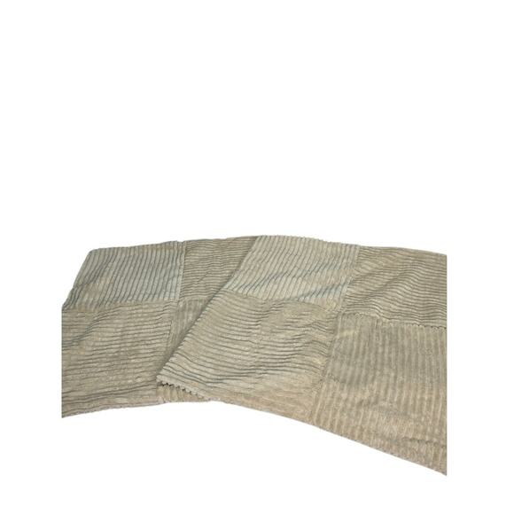 Cream Corduroy Pillow Covers Pack of 2 Boho Couch Pillowcases 20x20 inch - Picture 1 of 5